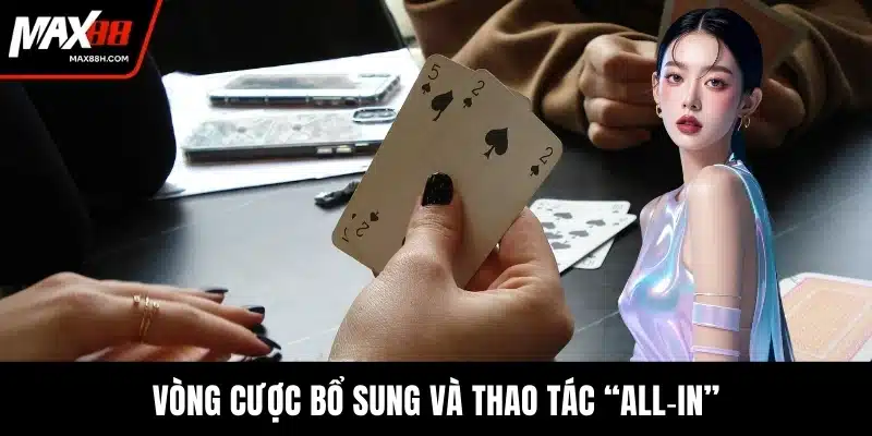 Vòng cược bổ sung và thao tác “All‑in”