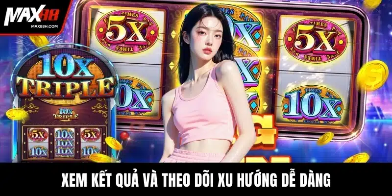 Xem kết quả và theo dõi xu hướng dễ dàng